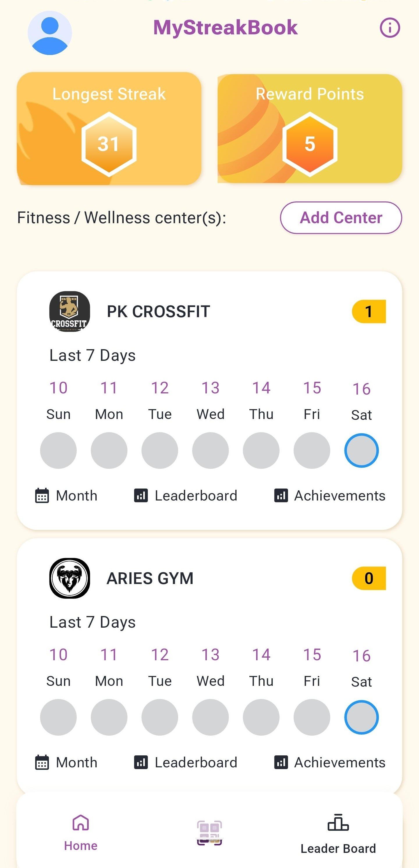 Fitness billing software dashboard for gym management